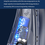 5200mAh battery — all-day cooling