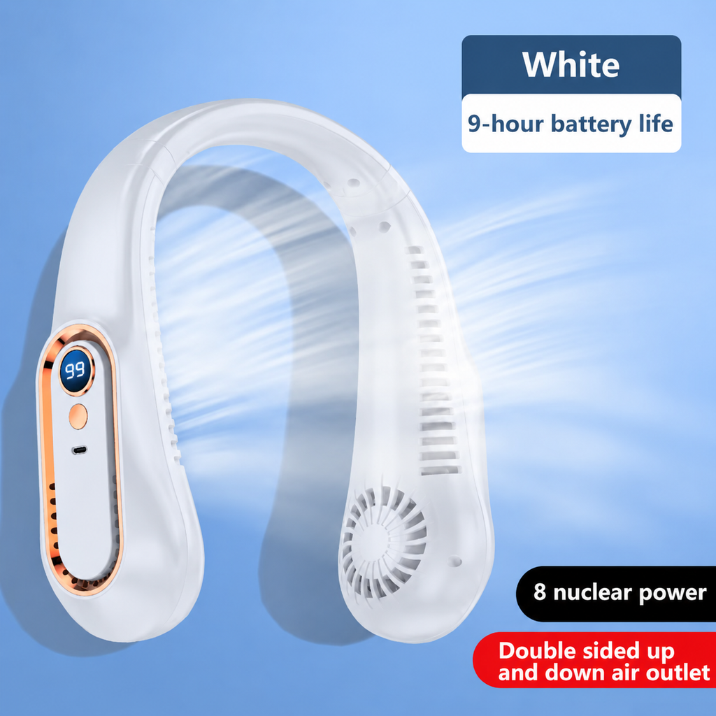 BreezeLoop™ Hands-Free Bladeless Neck Fan