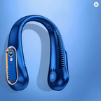 BreezeLoop Blue hands-free neck fan