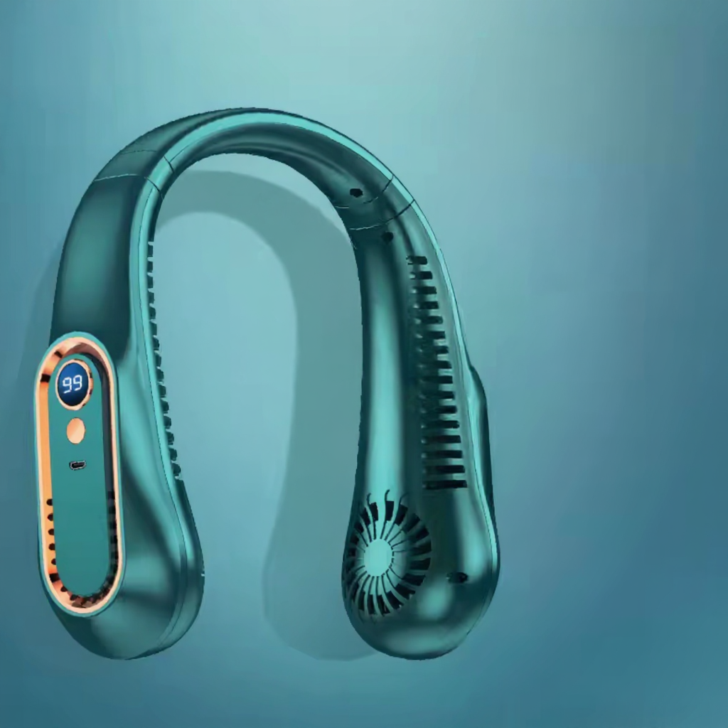 BreezeLoop™ 2-Pack — Hands-Free Bladeless Neck Fan (Save $30)